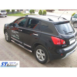 Купити Бічні труби (2 шт., нерж.) для Nissan Qashqai 2010-2014рр