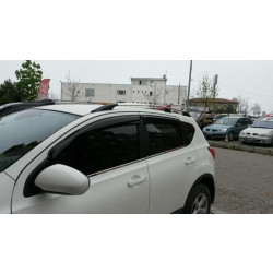 Купити Рейлінги Хром Пластикові ніжки для Nissan Qashqai 2010-2014рр