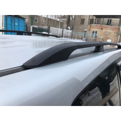 Купити Рейлінги Чорні турецькі Пластикові ніжки для Toyota Land Cruiser Prado 120