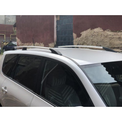 Купити Рейлінги Хром Турецькі Коротка база, Пластикові ніжки для Toyota Rav 4 2006-2013 рр
