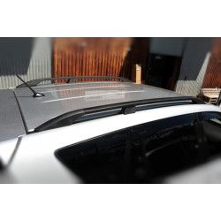 Купити Рейлінги Чорні Турецькі Коротка база, Пластикові ніжки для Toyota Rav 4 2006-2013 рр