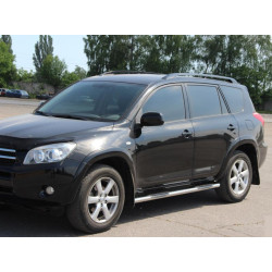 Купити Бічні труби для стандартної бази (2 шт, нерж) для Toyota Rav 4 2006-2013 рр