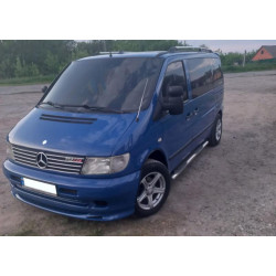 Купити Нижня накладка на бампер Brabos Style (під фарбування) для Mercedes Vito W638 1996-2003 рр