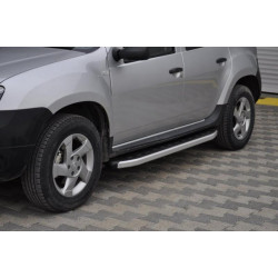 Купить Боковые пороги Fullmond (2 шт., алюминий) для Renault Duster 2008-2017 гг
