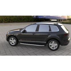 Купити Бокові пороги Fullmond (2 шт., алюм) для Volkswagen Touareg 2010-2018 рр