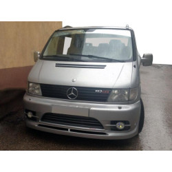 Купити Накладка на передній бампер Озель V1 (під фарбування) для Mercedes Vito W638 1996-2003 рр
