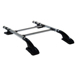 Купити Рейлінги з перемичками (2 шт, Хром) для Toyota Hilux 2015- рр