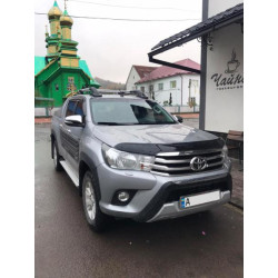 Купити Рейлінги з перемичками (2 шт, Хром) для Toyota Hilux 2015- рр