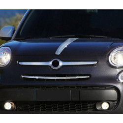 Купити Смужка на капот (нерж.) для Fiat 500/500L