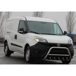 Купити Кенгурятник WT003 (нерж.) 60 мм для Fiat Doblo II 2010-2022 рр