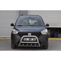 Купити Кенгурятник WT003 (нерж.) для Renault Dokker 2013-2022 рр