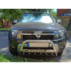 Купити Кенгурятник з написом WT004 (нерж.) для Renault Duster 2008-2017 рр