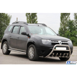 Купити Бічні труби без вставок (2 шт., нерж.) 60 мм для Renault Duster 2008-2017 рр