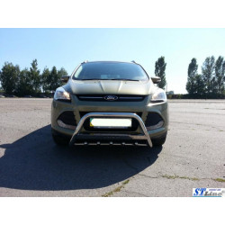 Купити Кенгурятник WT004 (нерж.) для Ford Kuga/Escape 2013-2019 рр