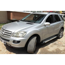 Купить Боковые пороги Allmond Grey (2 шт., алюм.) для Mercedes ML W164