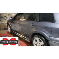 Купити Бічні труби (2 шт., нерж) для Mitsubishi Outlander 2001-2006 рр