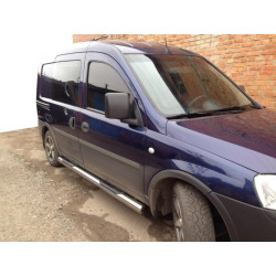 Купити Бічні труби (2 шт., нерж.) для Opel Combo 2002-2012 рр