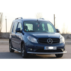 Купити Передній захист ST008 (нерж.) для Mercedes Citan 2013-2021 рр