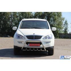 Купити Кенгурятник WT003 (нерж) для SsangYong Kyron 2005-2014 рр