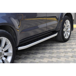 Купить Боковые пороги Fullmond (2 шт, алюм) для Toyota Fortuner 2006-2015 гг