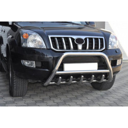 Купити Кенгурятник низький WT003 (нерж) для Toyota Land Cruiser Prado 120