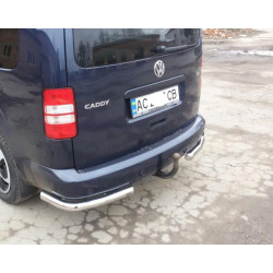 Купити Задні куточки AK003 (2 шт., нерж) для Volkswagen Caddy 2004-2010 рр