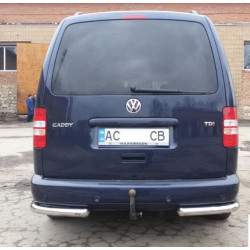 Купити Задні куточки AK003 (2 шт., нерж) для Volkswagen Caddy 2004-2010 рр