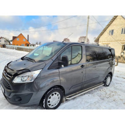 Купити Рейлінги Хром Коротка, металева ніжка для Ford Custom 2013-2022 рр