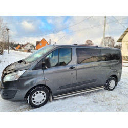 Купити Рейлінги Хром Коротка, металева ніжка для Ford Custom 2013-2022 рр