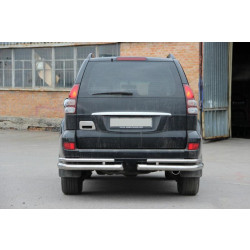Купить Задние двойные уголки AK003-1 (2 шт, нерж) для Toyota Land Cruiser Prado 120