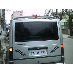 Купить Спойлер Исикли низкая крыша (под покраску) для Ford Transit 2000-2014 гг