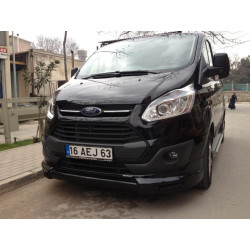 Купить Накладка на передний бампер (2013-2017, под покраску) для Ford Custom