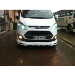 Купить Накладка на передний бампер (2013-2017, под покраску) для Ford Custom