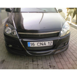 Купити Передня нижня накладка HB V1 (під фарбування) для Opel Astra H 2004-2013 рр