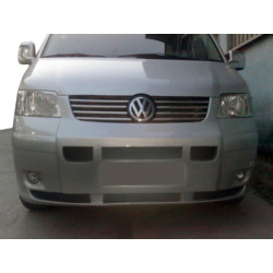 Купить Цельная накладка на бампер (под покраску) для Volkswagen T5 Transporter 2003-2010 гг