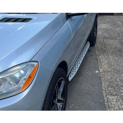 Купить Боковые пороги Оригинальный дизайн (2 шт., алюминий) для Mercedes GLE/ML сlass W166