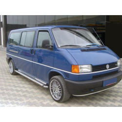 Купить Боковые пороги KB002 d60мм (2 шт, нерж) для Volkswagen T4 Caravelle/Multivan