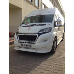 Купити Передня накладка 2014-2025 (вузька з LED, під фарбування) для Peugeot Boxer рр