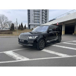 Купити Бокові пороги Bosphorus Black (2 шт., Алюміній) для Range Rover IV L405 2013-2021 рр