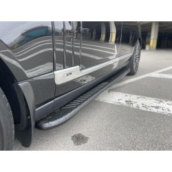 Купити Бокові пороги Bosphorus Black (2 шт., Алюміній) для Range Rover IV L405 2013-2021 рр
