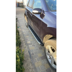 Купить Боковые пороги Fullmond (2 шт., алюминий) для Mercedes ML W164