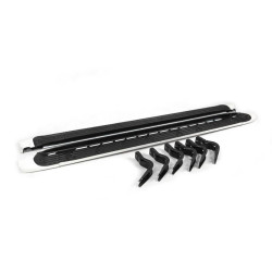 Купить Боковые пороги OEM (2 шт., алюминий) для Nissan Patrol Y62 2010-2024 гг