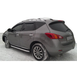Купить Боковые пороги Fullmond (2 шт, алюм.) для Nissan Murano 2008-2014 гг