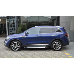 Купить Боковые пороги Allmond (2 шт., алюминий) для Renault Koleos 2016-2024 гг