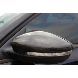 Купити Накладки на дзеркала (2 шт, натуральний карбон) для Volkswagen Scirocco