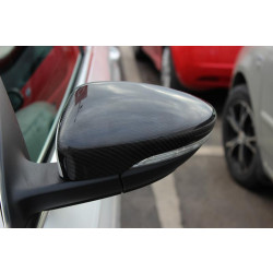 Купити Накладки на дзеркала (2 шт, натуральний карбон) для Volkswagen Scirocco