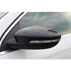 Купити Накладки на дзеркала (2 шт, натуральний карбон) для Volkswagen Scirocco