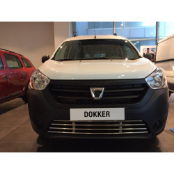 Купить Решетка в бампер (нерж) для Renault Dokker 2013-2022 гг