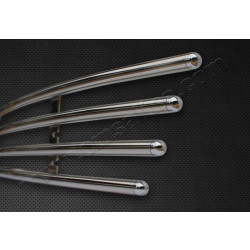 Купить Решетка в бампер (нерж) для Renault Dokker 2013-2022 гг