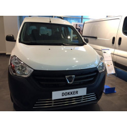 Купить Решетка в бампер (нерж) для Renault Dokker 2013-2022 гг